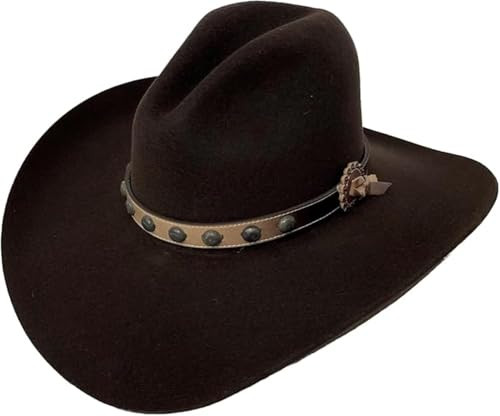 Stetson Unisex Broken Bow 4X Felt Cowboy Hat Chocolate Brown | Amazon (US)