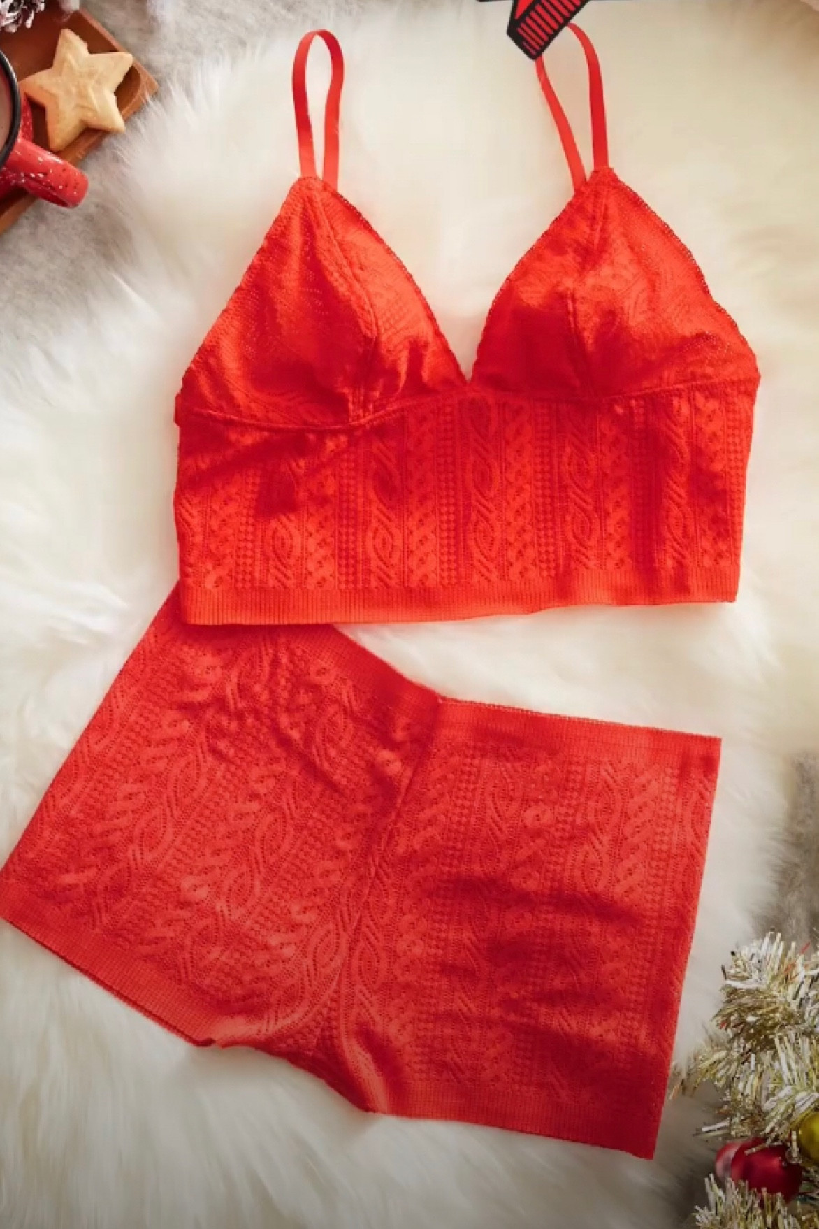 The cutest bra and panty sets! 🎄🎄🎄 Perfect gift! One for you and one for someone else. Lots of colors. 

#LTKHoliday #LTKsalealert #LTKGiftGuide