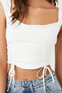 Drawstring Cropped Tank Top | Forever 21 (US)