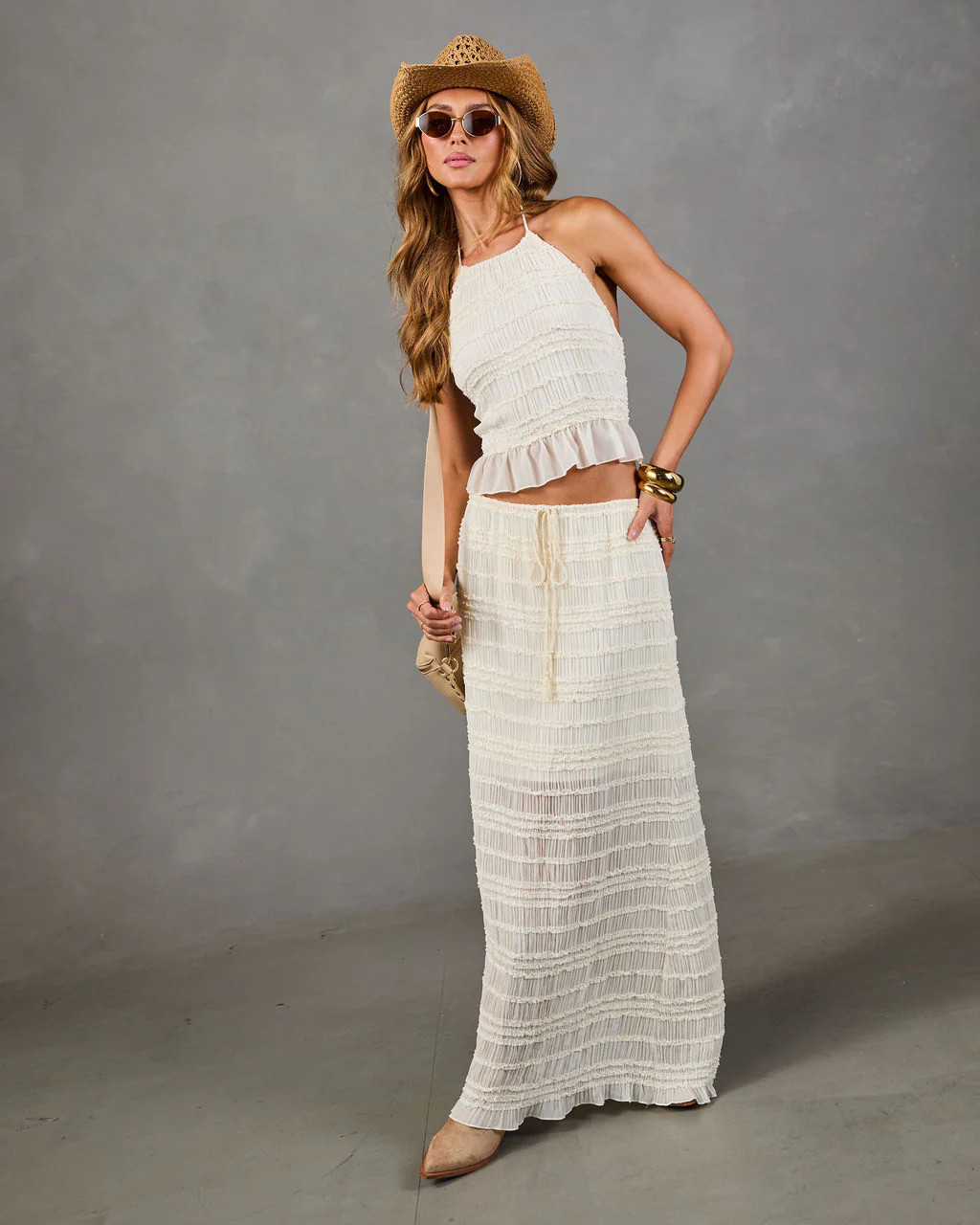 Festival Darling Ruffle Chiffon Top | VICI