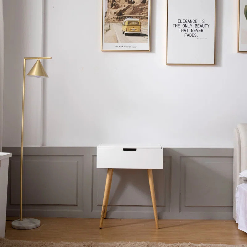 Dorothi Vanity Table With Mirror | Wayfair North America