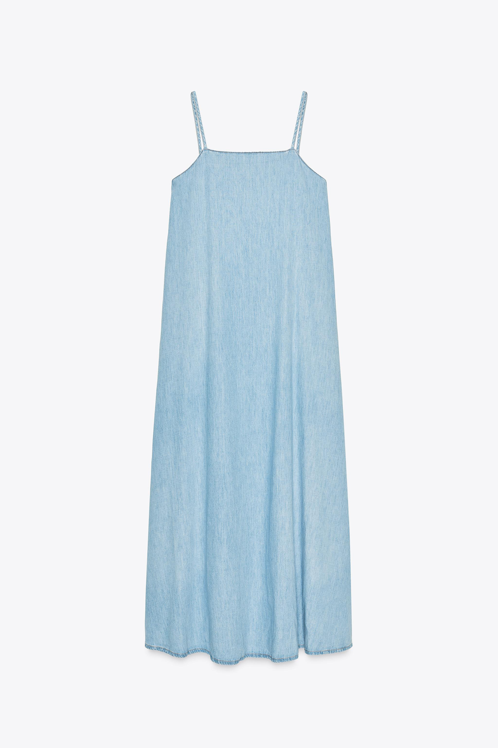 TRF DENIM MIDI DRESS | Zara US