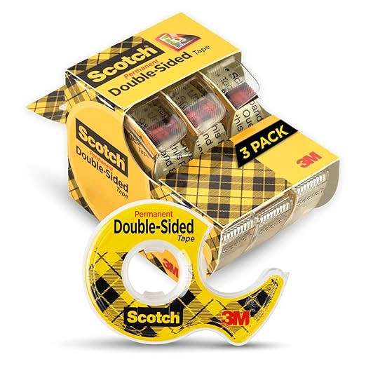 Scotch Permanent Double Sided Tape, Card Making and Holiday Scrapbooking Supplies, Alternative to... | Amazon (US)