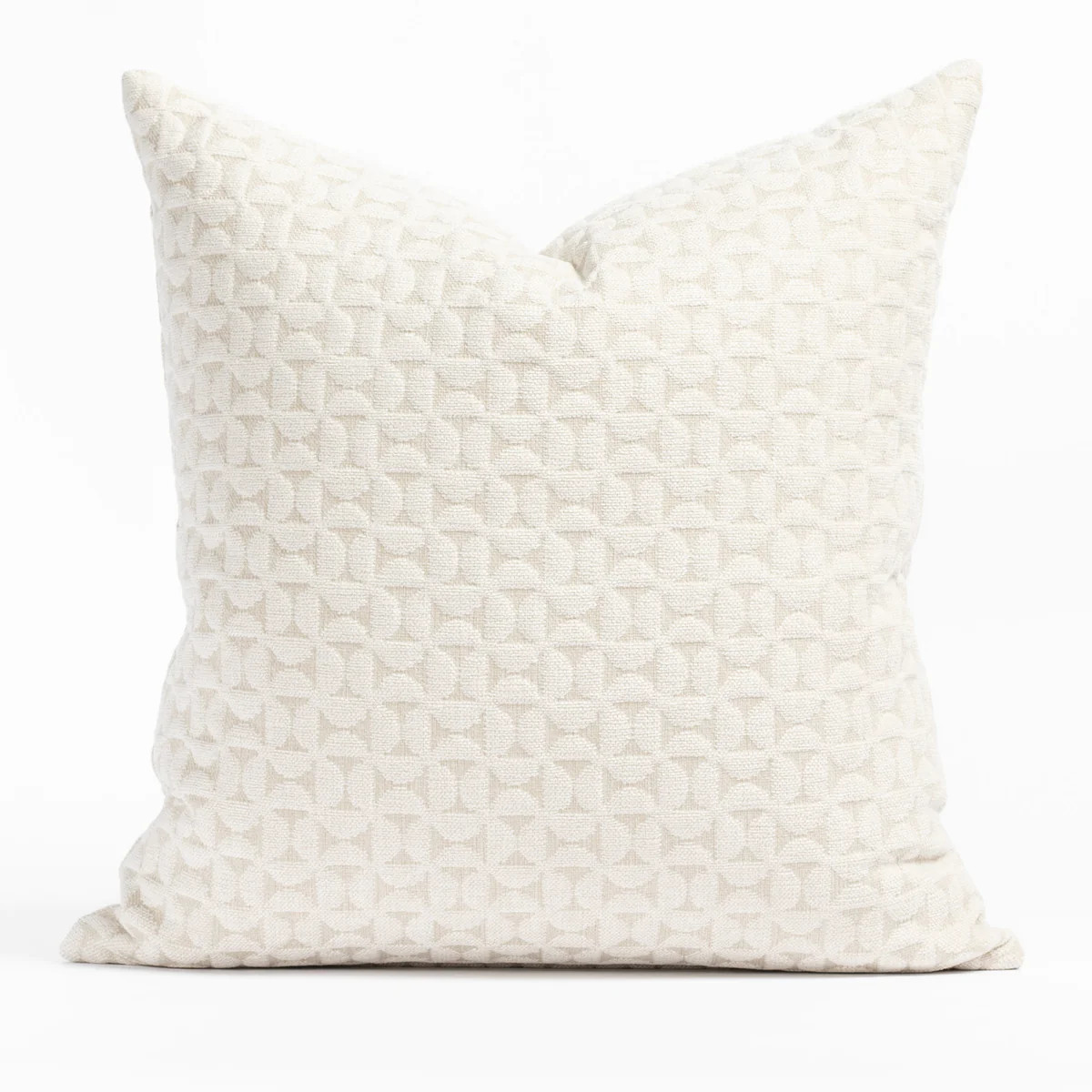 Bella 22x22 Pillow, Pearl | Tonic Living