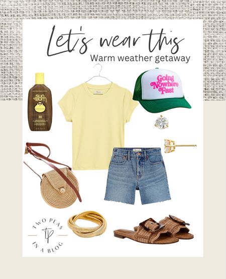 Fun & cheery!! Love this easy, relaxed vacay look. 
Warm weather getaway. Vacation style  

#LTKstyletip #LTKover40