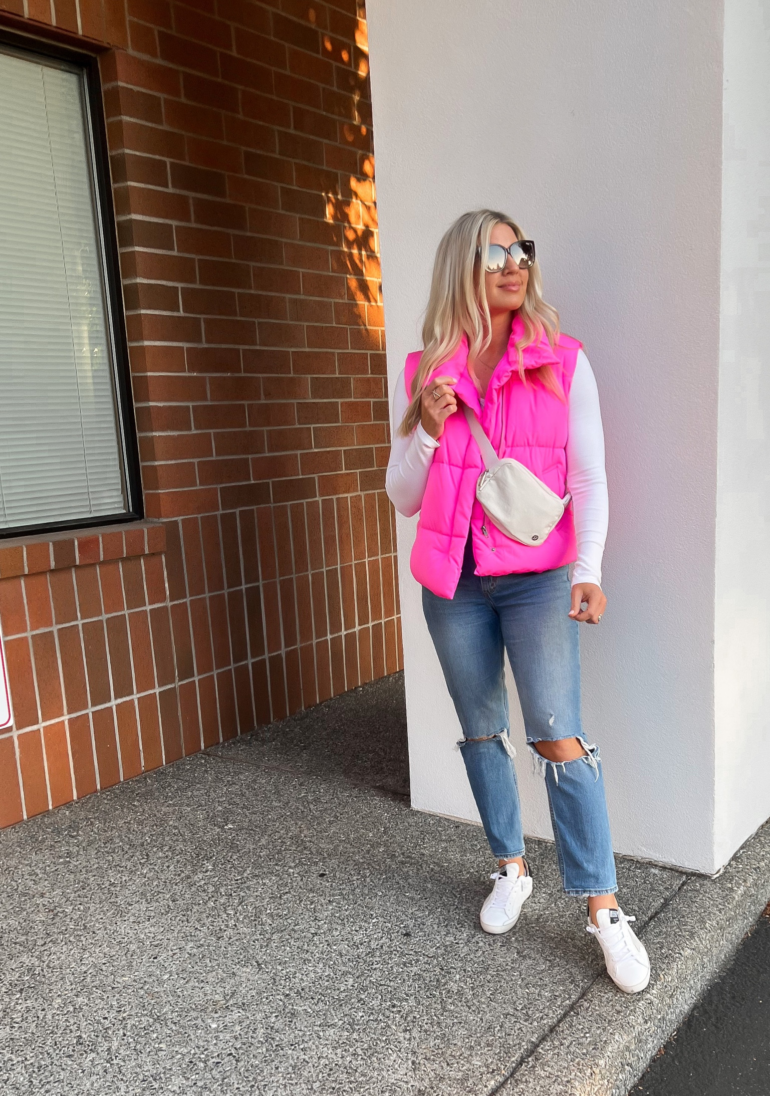 Fun puffer vest in multiple color options. I sized down to a small and the fit is perfection. Under $100. Fall outfit idea 

#LTKU #LTKSeasonal #LTKunder100