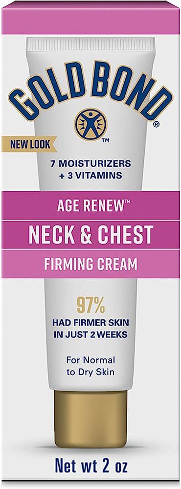 Gold Bond Neck & Chest Firming Cream 2 oz., Clinically Tested Skin Firming Cream | Amazon (US)