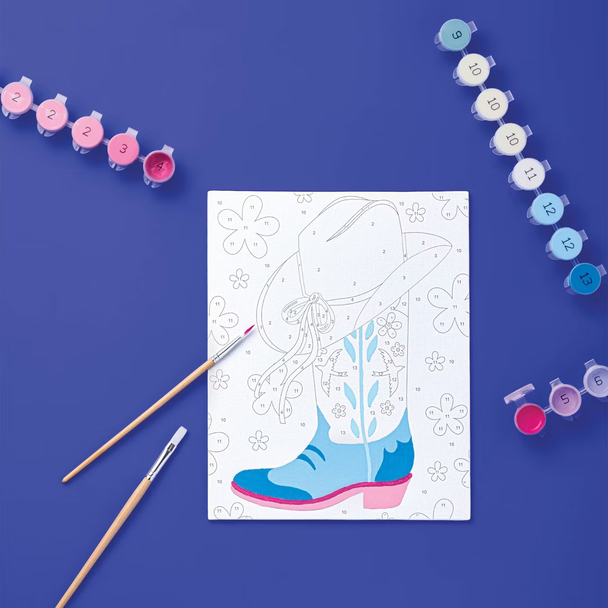 4ct Paint-by-Number Coquette Disco Cowgirl - Mondo Llama™ | Target