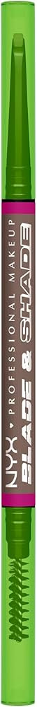 NYX PROFESSIONAL MAKEUP Blade & Shade Brow Pencil, Nano Mechanical Eyebrow Pencil, Up to 16HR Mak... | Amazon (US)