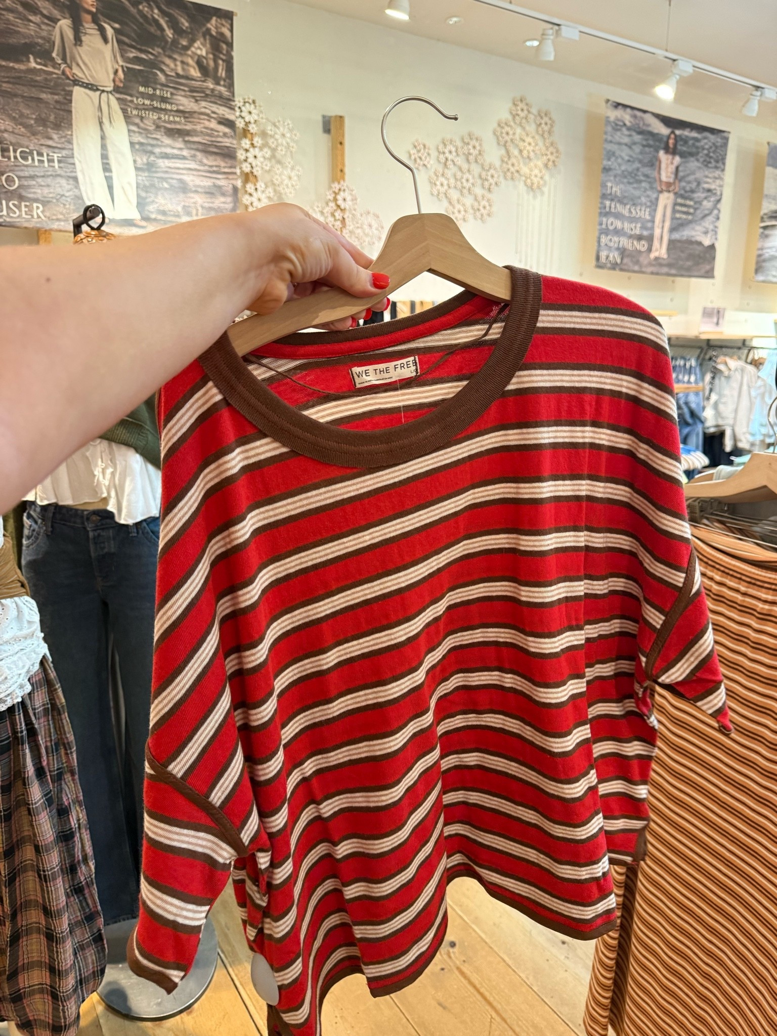 Favorite striped tee in a new color
