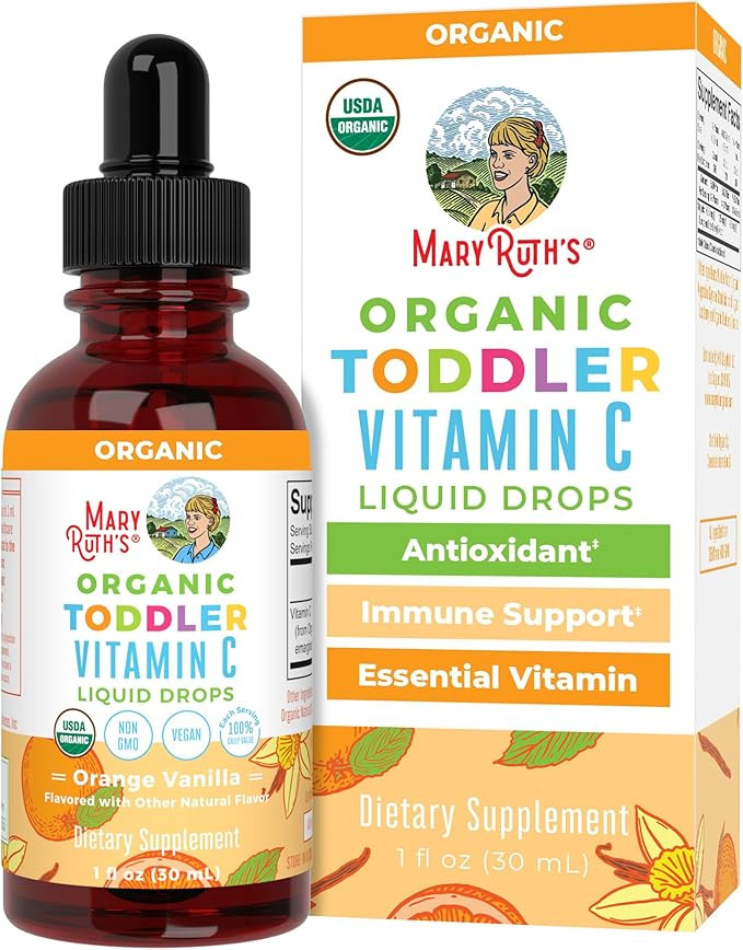 MaryRuth Organics Toddler Vitamin C Drops | USDA Organic Vitamin C Liquid Drops for Toddler | Age... | Amazon (US)