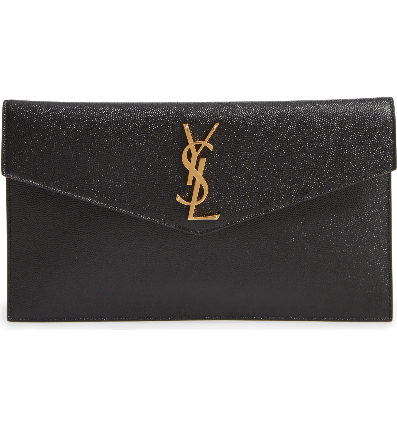 Uptown Calfskin Leather Envelope Clutch | Nordstrom