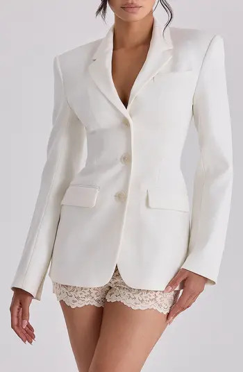 Luella Hourglass Crepe Jacket | Nordstrom
