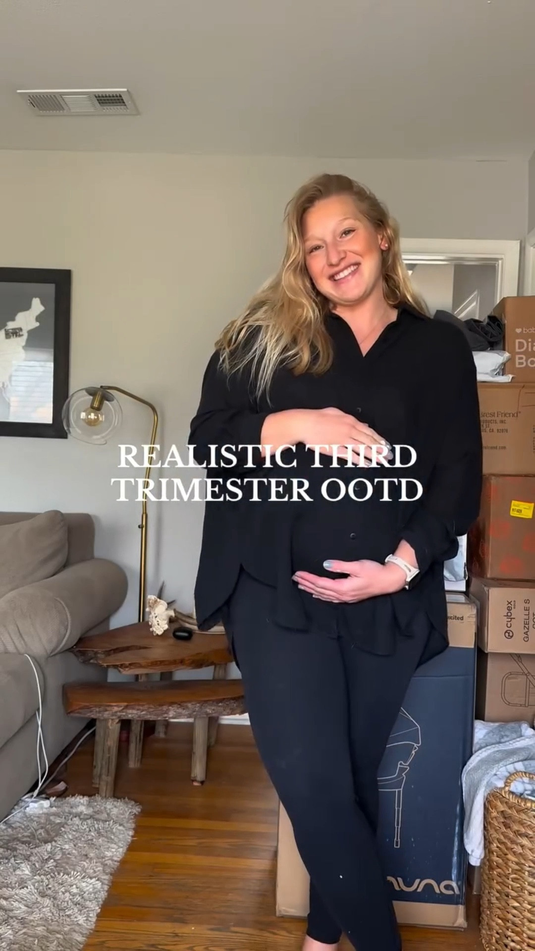 Third Trimester OOTD: Reality Edition 

Let’s be honest—getting dressed at 30+ weeks pregnant is an Olympic sport. Some days it’s cute, some days it’s just comfy. Today? We’re aiming for both.

Maternity leggings, oversized shirt, and flats I can slide on so I don’t have to bend down.
Linked everything in my bio if you’re building your own realistic bump wardrobe.

Mamas, what’s your go-to outfit when nothing fits and everything feels tight? Drop your faves below!

#ThirdTrimesterOOTD #PregnancyStyle #RealMomStyle #PregnantAndStylish #MaternityOOTD
#BumpStyle #PregnancyFashion #ComfortOverEverything #MaternityBasics #PregnancyRealness

#LTKBump #LTKShoeCrush