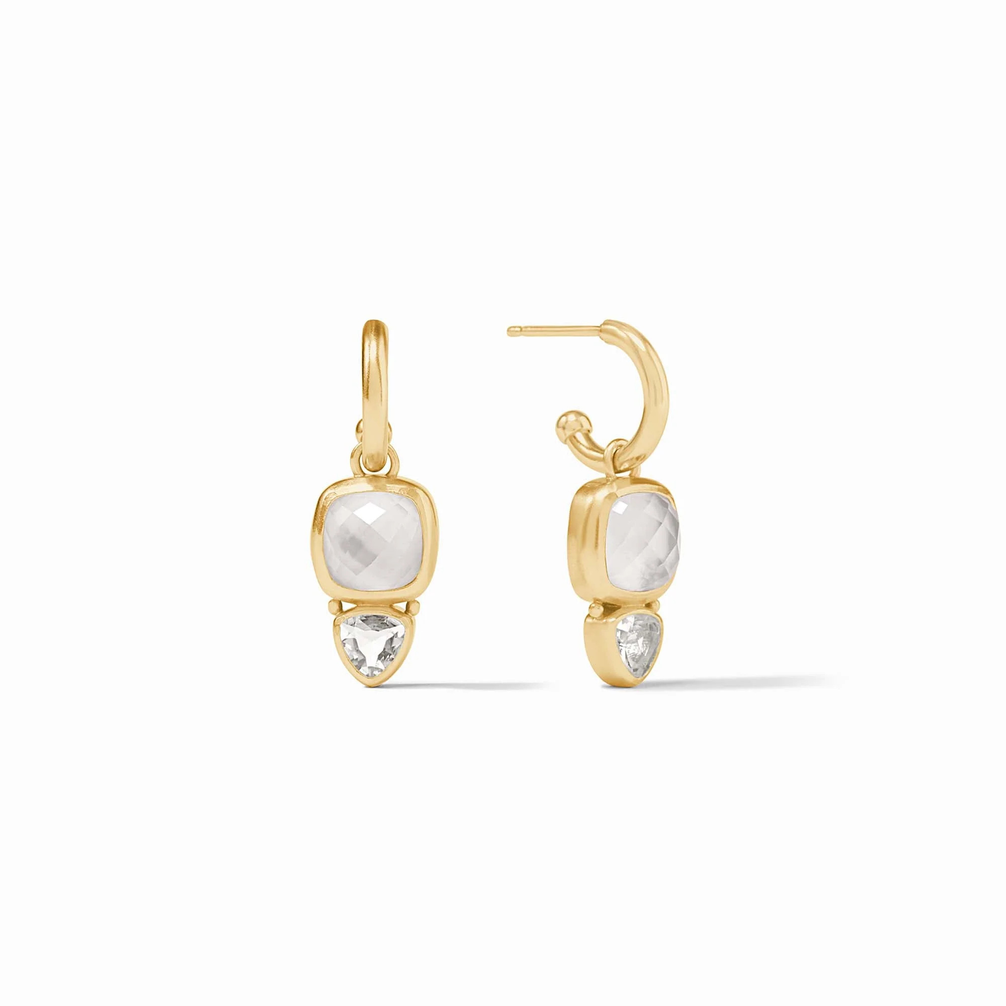 Aquitaine Duo Hoop & Charm Earring | Julie Vos | Julie Vos
