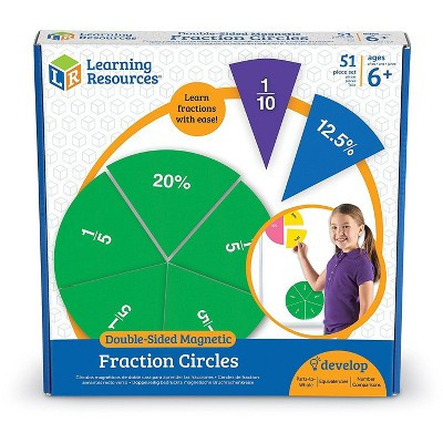 Learning Resources Learning Res.Doublee-sided Magnetic Fraction Circles | Target