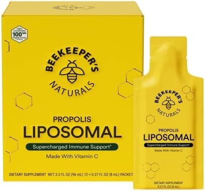 Beekeeper's Naturals Propolis Liposomal with Vitamin C Effective Bio-Available Immune Support Del... | Amazon (US)