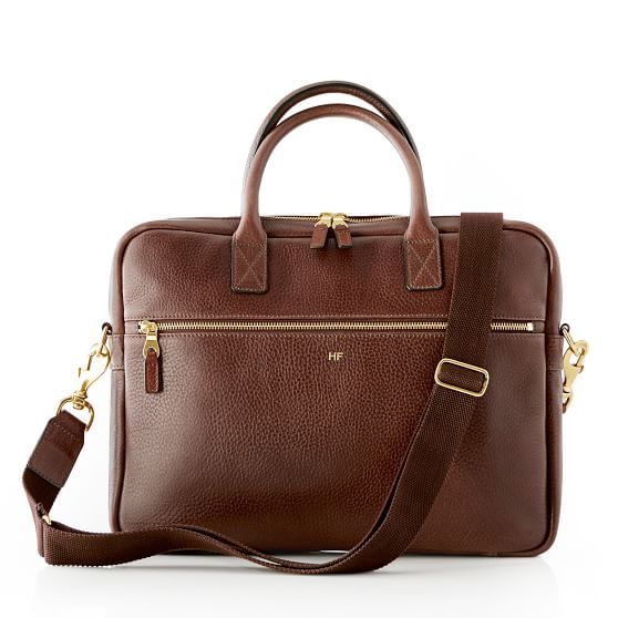 Harvey Leather Briefcase | Mark and Graham | Mark and Graham