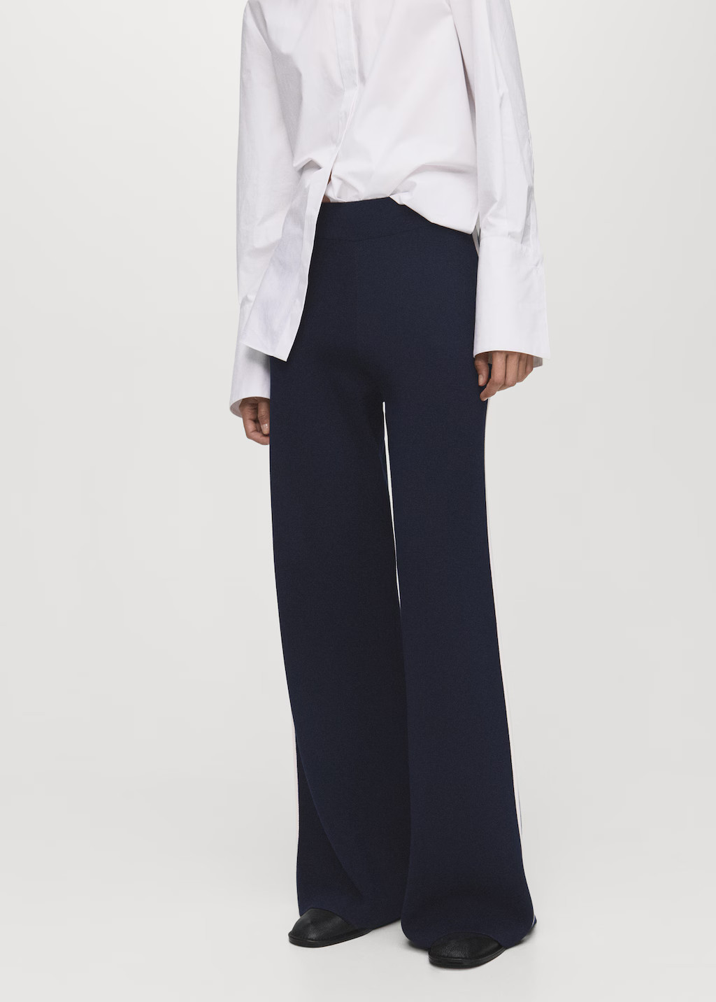 Fine-knit straight-fit pants - Women | MANGO USA | Mango (US/MX/AU)
