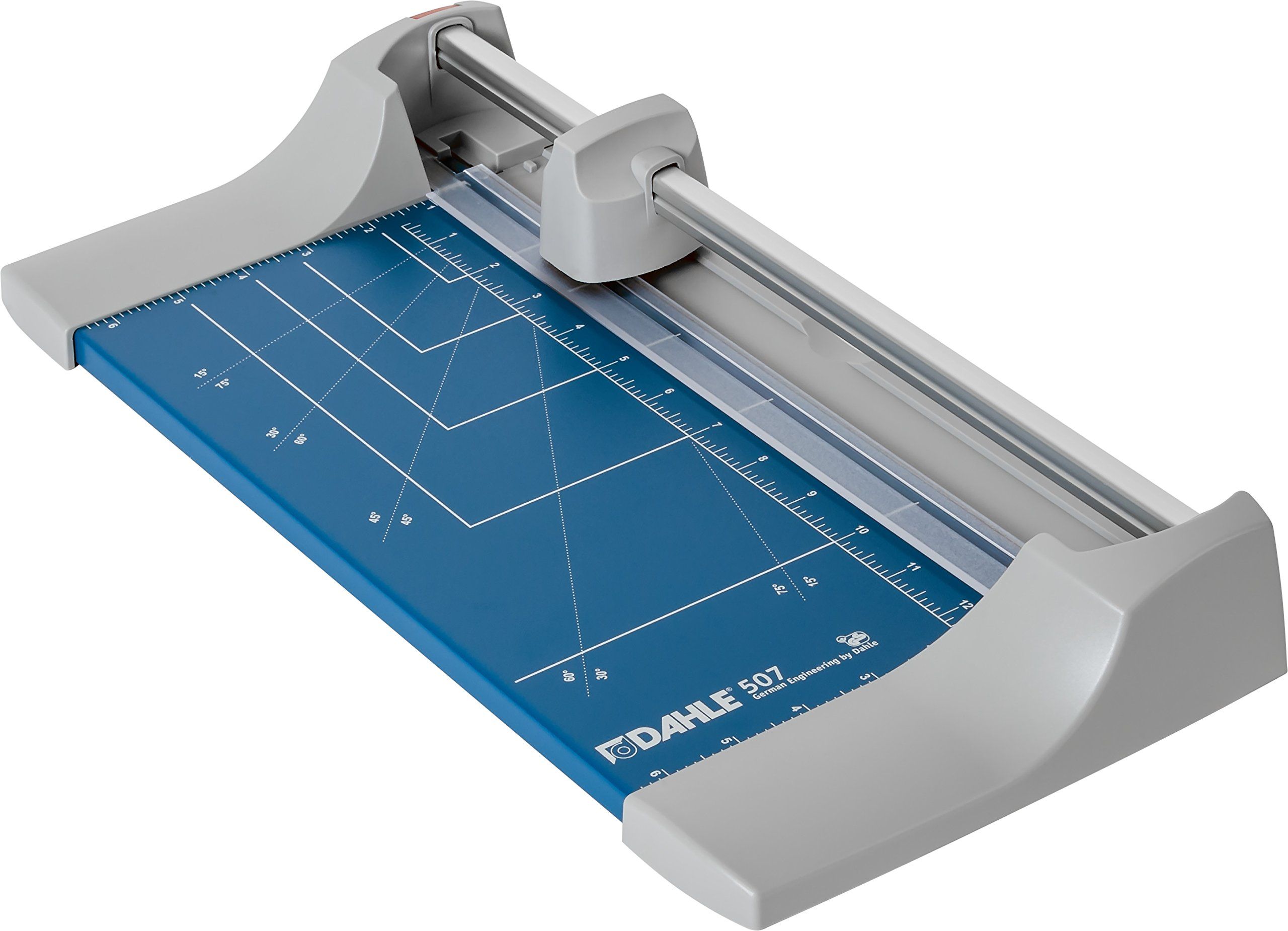 Dahle 507 Personal Rotary Trimmer, 12" Cut Length, 7 Sheet Capacity, Self-Sharpening, Automatic Clamp, German Engineered Paper Cutter | Amazon (US)