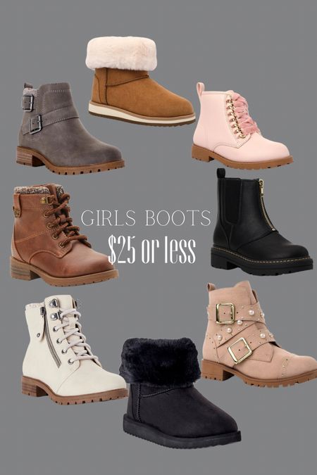 Girls boots $25 for less 

#LTKHoliday #LTKSeasonal #LTKGiftGuide
