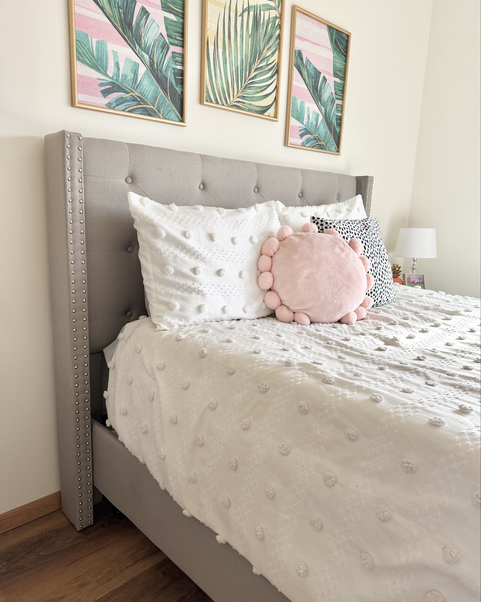 Queen Size Gray Platform Bed Frame from @Wayfair 

upholstered bed frame, neutral bed frame, grey bed frame, tufted headboard, nailhead trim bed, modern classic bedroom, cozy bedroom aesthetic, neutral bedroom decor, soft minimal bedroom, clean girl bedroom, aesthetic bed setup, comfy bedding look, minimalist bedroom style, chic bedroom furniture, soft cozy bed, guest bedroom ideas, apartment bedroom decor, affordable bed frame

#LTKHome