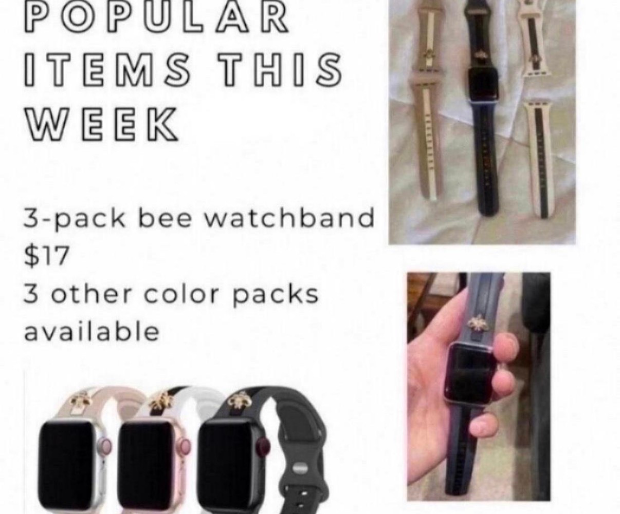 Gift idea for her : designer-look watchband 3-pack 


#designerdupe #applewatchband #watchband #beewatchband #giftsforher #giftsunder20 #giftsunder25 #budgetfinds #budgetfriendly #under25 
 #LTKGiftGuide

#LTKOver40 #LTKU
