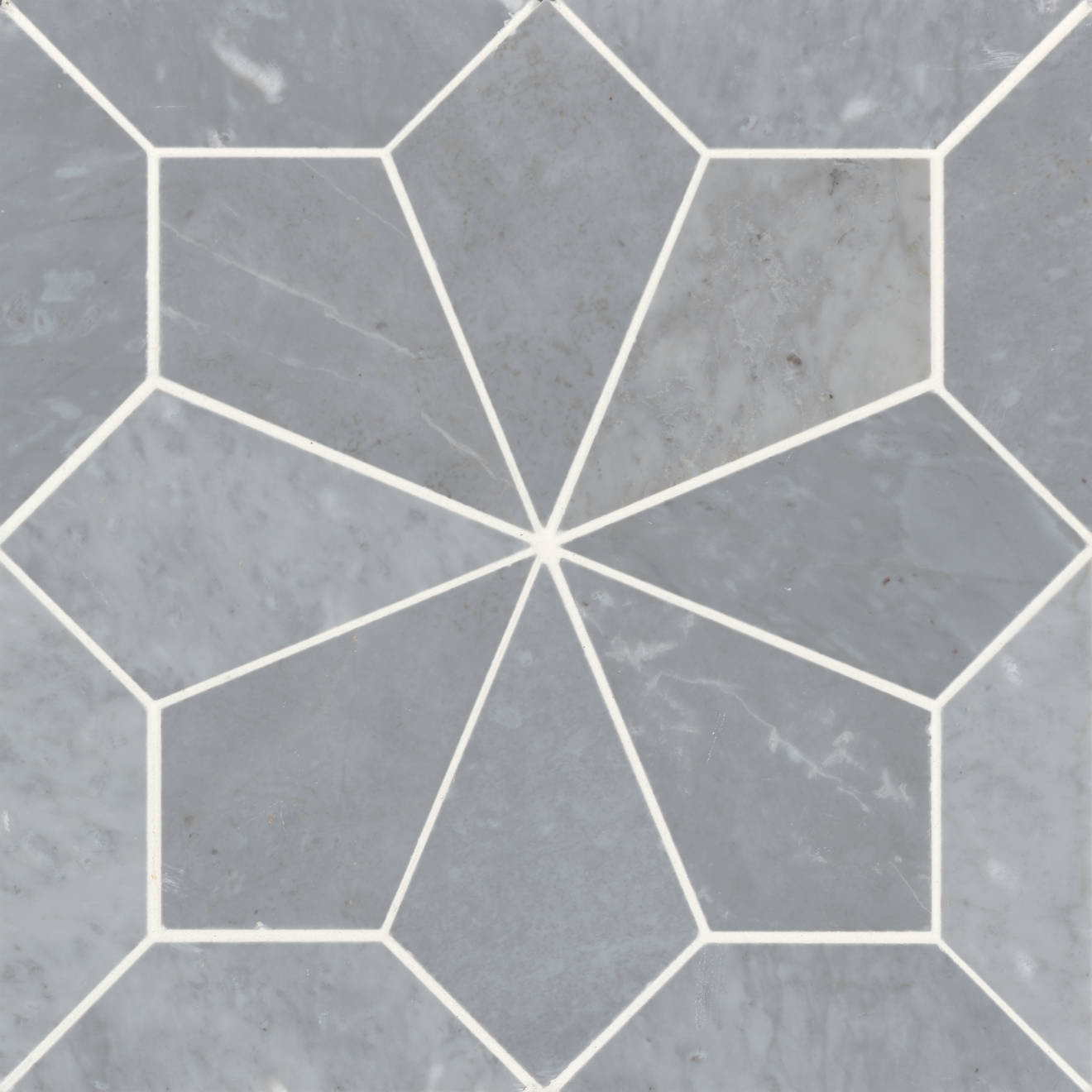 Blomma Honed Marble Mosaic Tile in Grigio | Bedrosians Tile and Stone