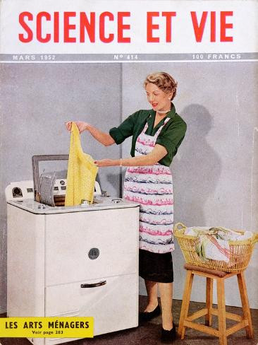 Giclee Painting: Cover of 'Science Et Vie' Magazine Showing a New Type | Allposters.com