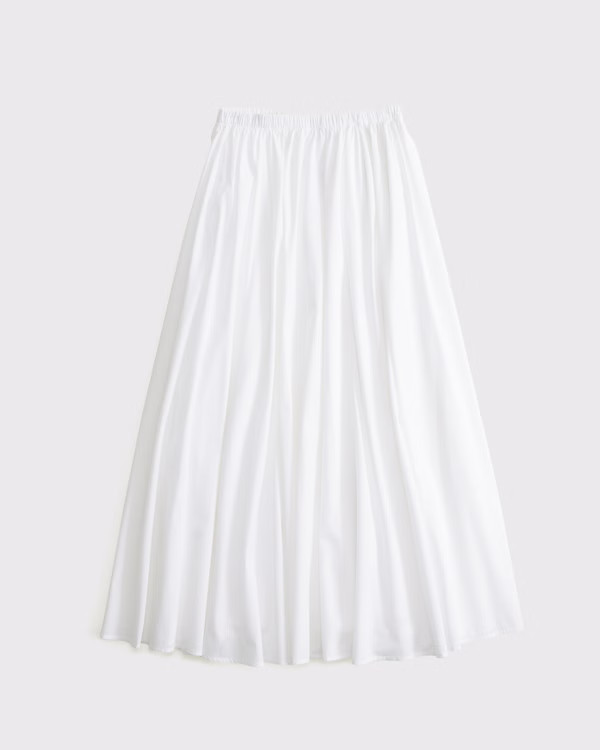Mid Rise Maxi Skirt | Abercrombie & Fitch (US)