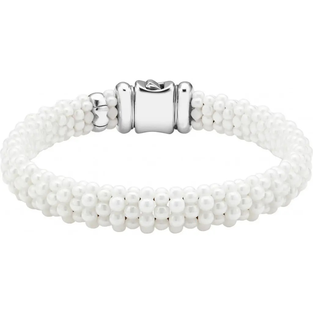 LAGOS White Caviar Rope Bracelet at Nordstrom, Size 7.5 | Nordstrom
