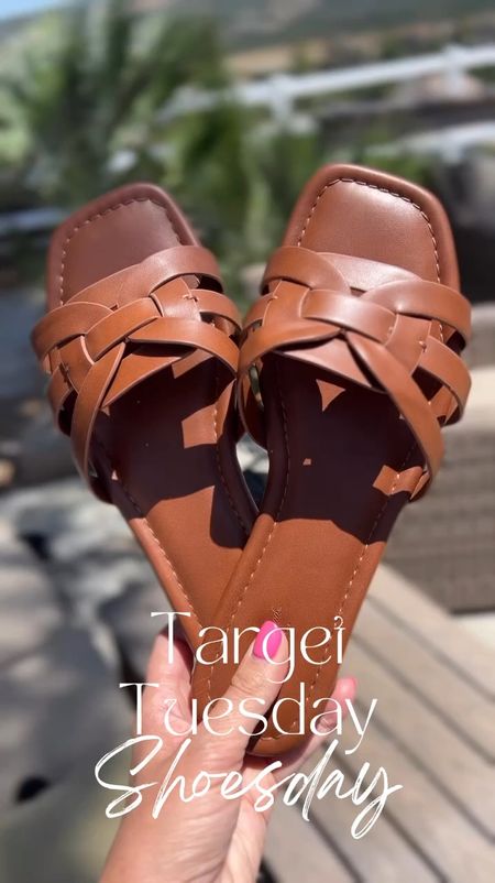 Target $19 sandals that look designer! These are the perfect summer sandals. I got them in both the colors they can easily be dressed up or kept casual. Very comfortable have memory foam! Run true to size I got my true size 8

#LTKStyleTip #LTKFindsUnder50 #LTKShoeCrush