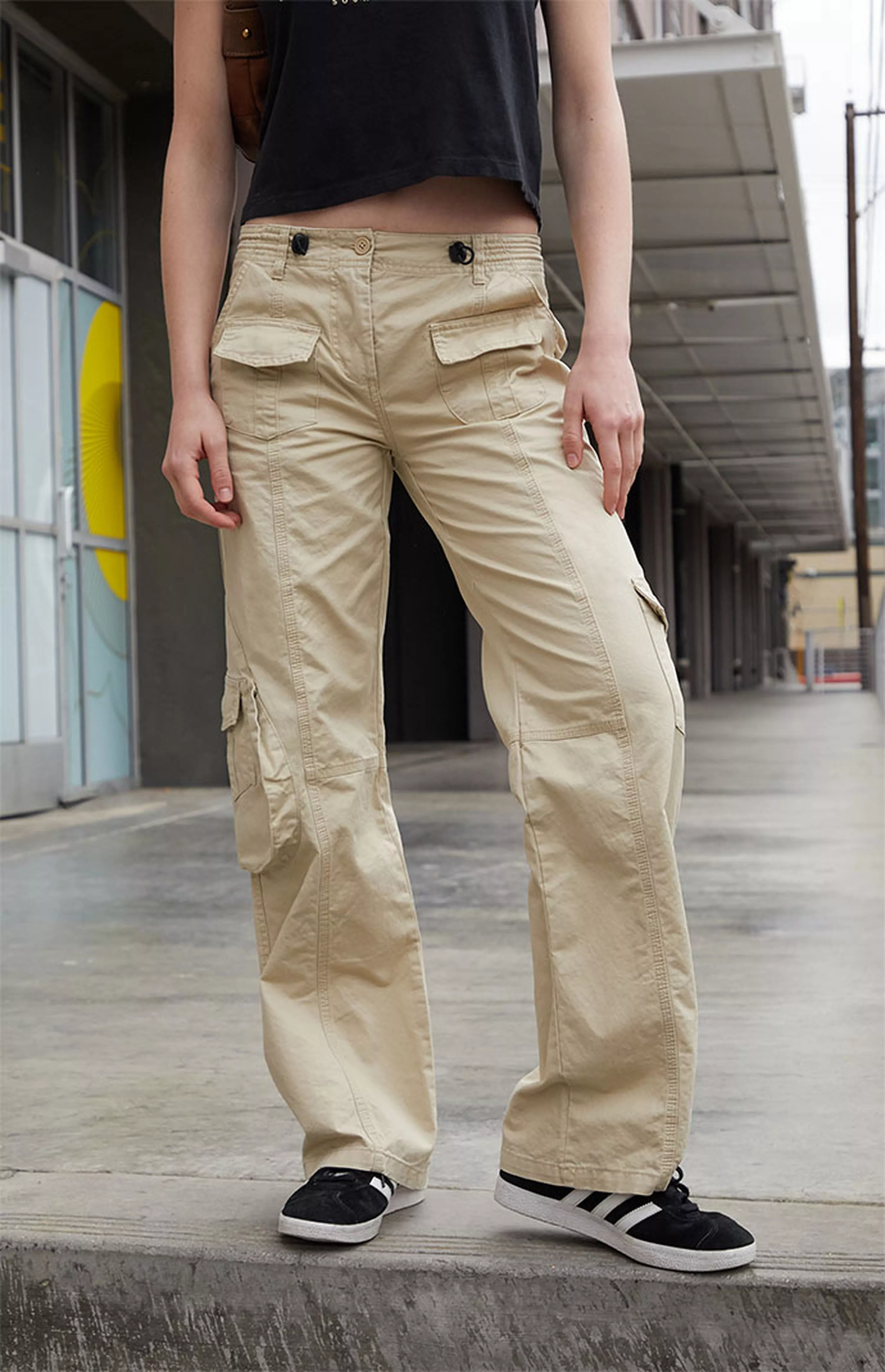 John Galt Beige Kim Cargo Pants curated on LTK