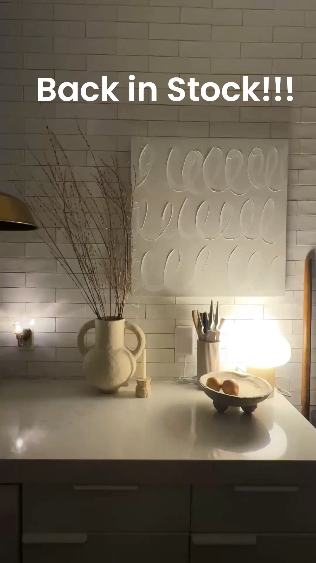 Cozy night light with style!!!  Back in Stock!

#LTKHome #LTKSaleAlert #LTKmorningroutine