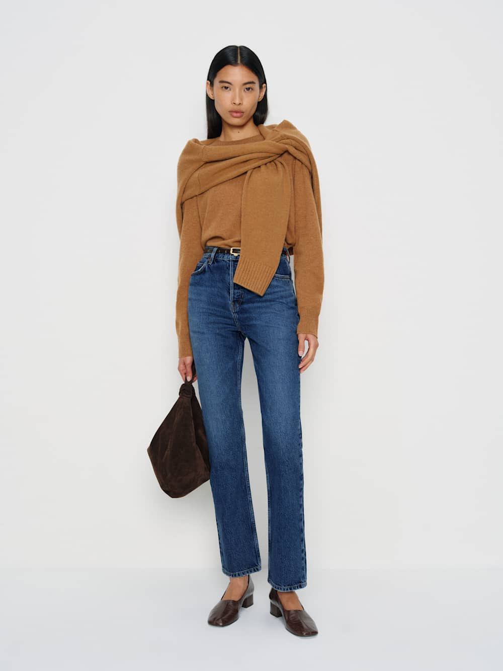 Cynthia High Rise Straight Cropped Jeans | Reformation (Global)