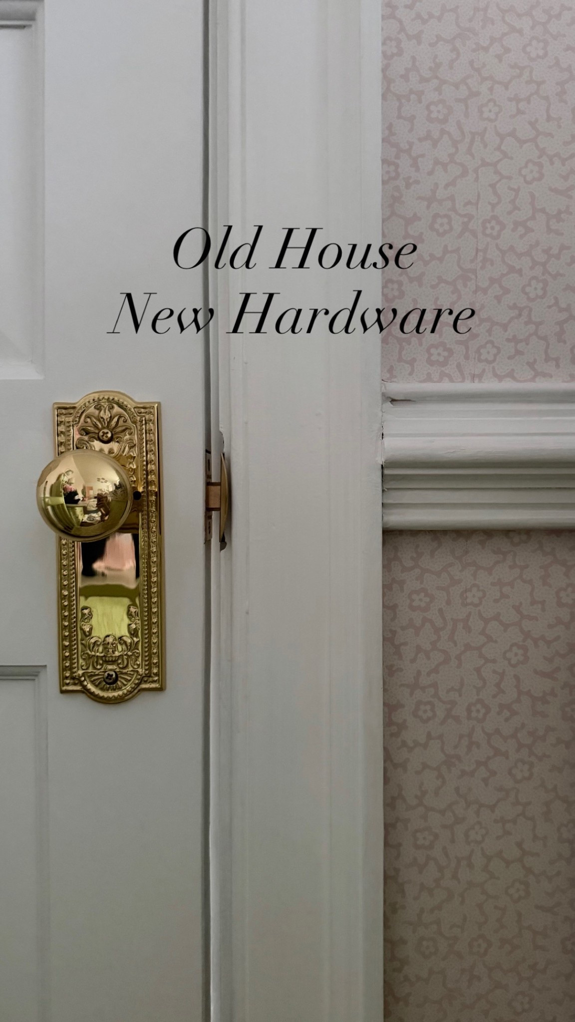 Brass door hardware and hinges 

#LTKHome #LTKmomlife #LTKOver40