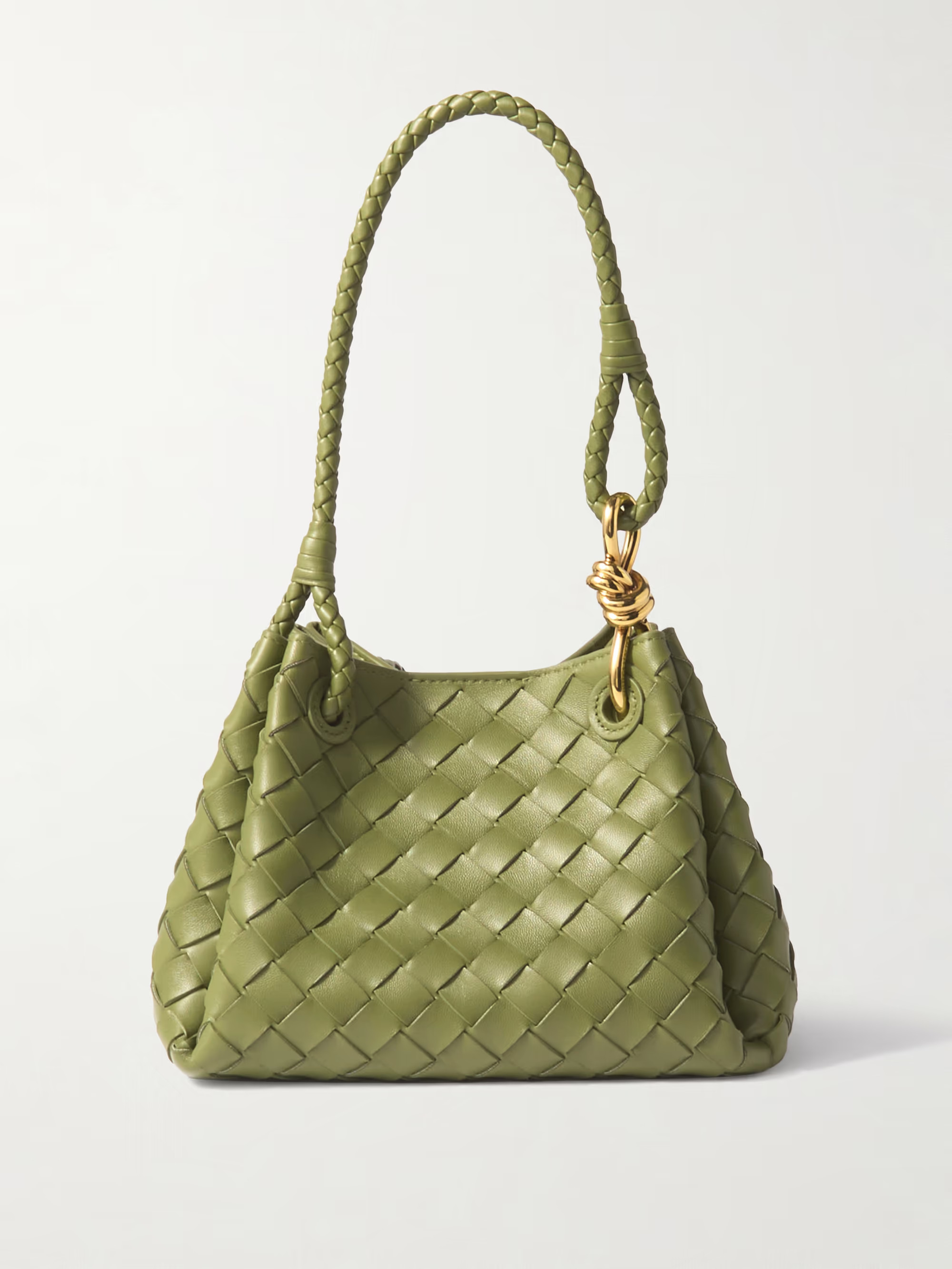 Parachute small intrecciato leather shoulder bag | NET-A-PORTER (UK & EU)