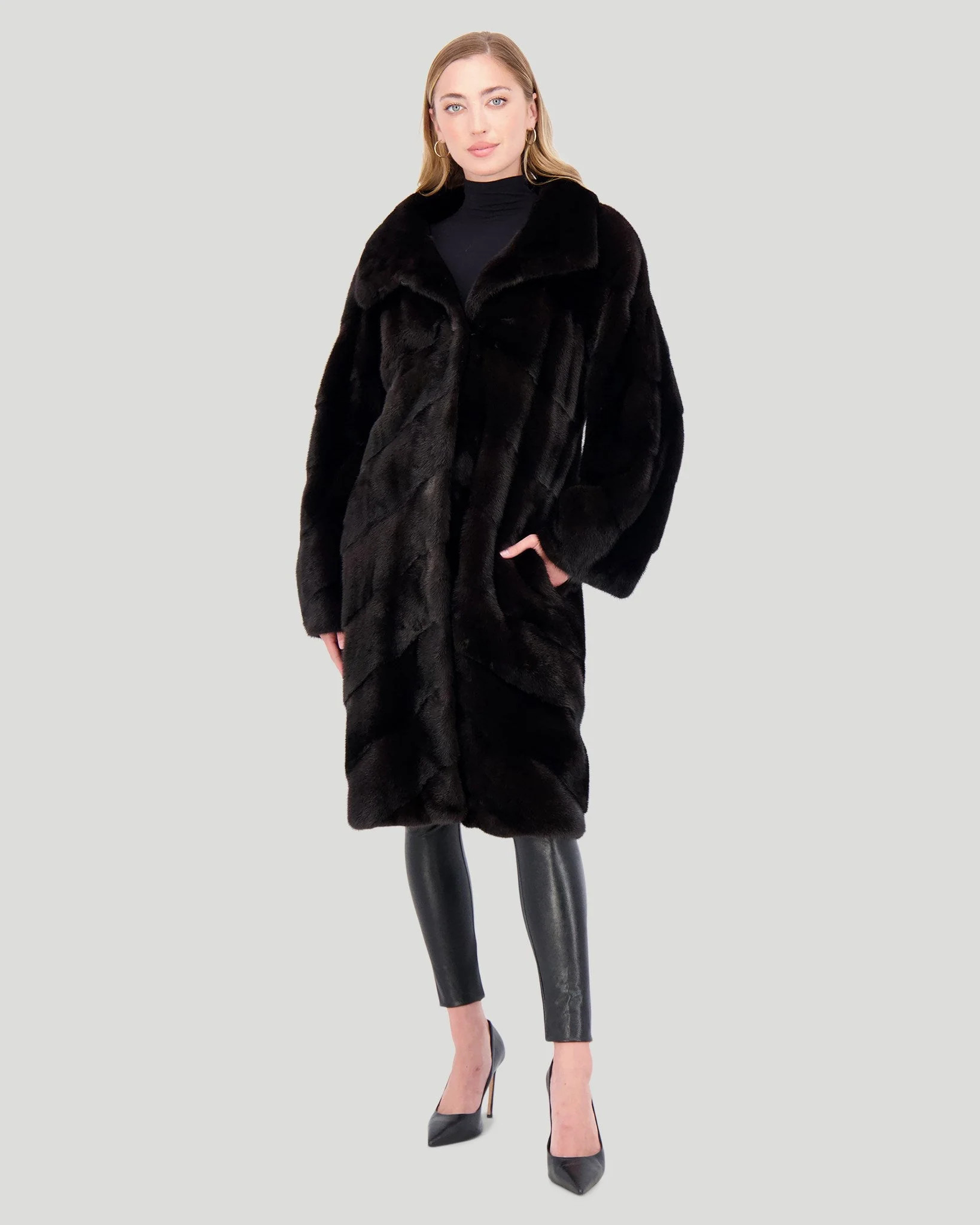 Mink Short Coat | Shop Simon