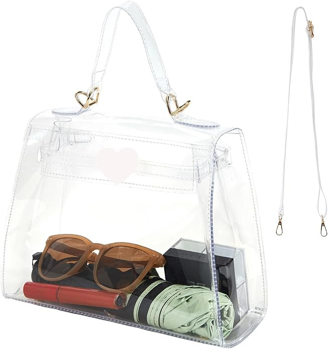 Clear Bag Stadium Approved Crossbody Bags For Women Trendy Shoulder Bag Fashion Handbags Stadium ... | Amazon (US)