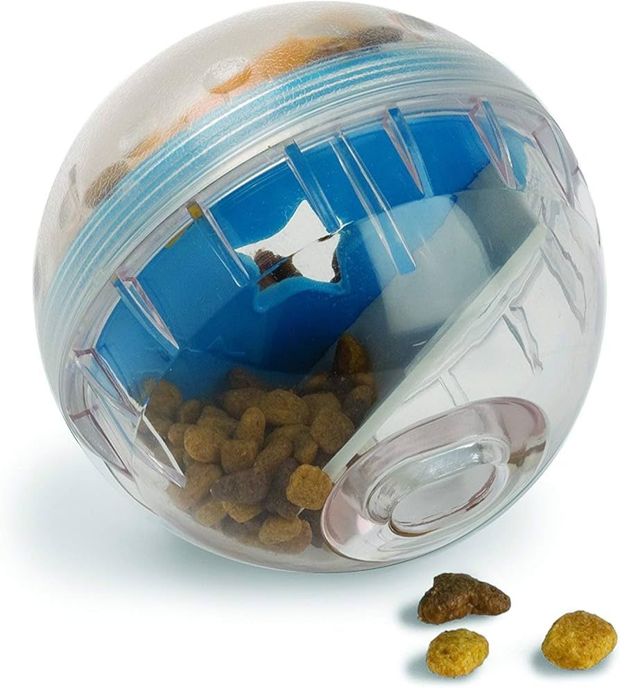 Pet Zone IQ Treat Ball Dog Treat Dispenser Toy Ball Interactive Dog Toy - 4" Dog Food Toy Stimula... | Amazon (US)