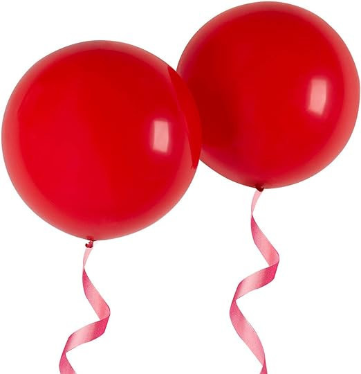 OUPKING 36 Inch Giant Round Balloons Red 6 Packs Latex Balloons for Photo Shoot Wedding Baby Show... | Amazon (US)