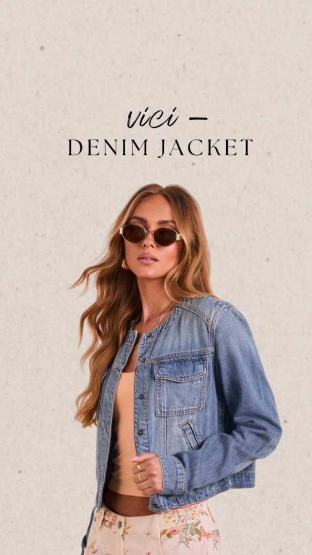 vici — new denim jacket.
such a closet staple piece 

#LTKU #LTKSaleAlert #LTKootd