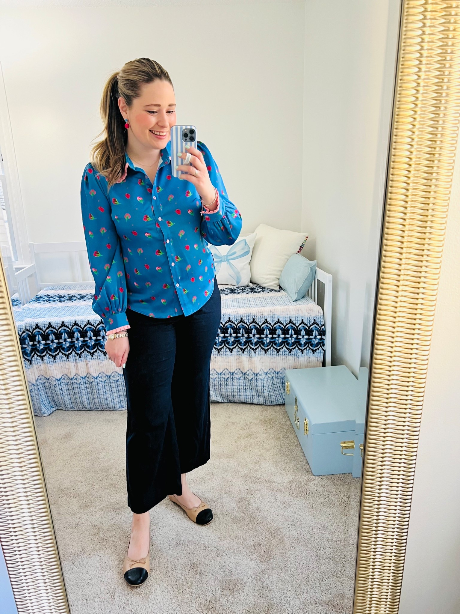 Spring work outfit || spring tops || floral blouse 

#LTKootd #LTKWorkwear