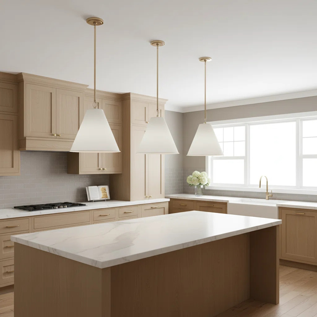Camariae 1-Light Dimmable Steel Cone Pendant with Adjustable Height | Wayfair North America