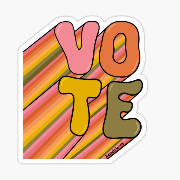 Vote Sticker | Redbubble (US)