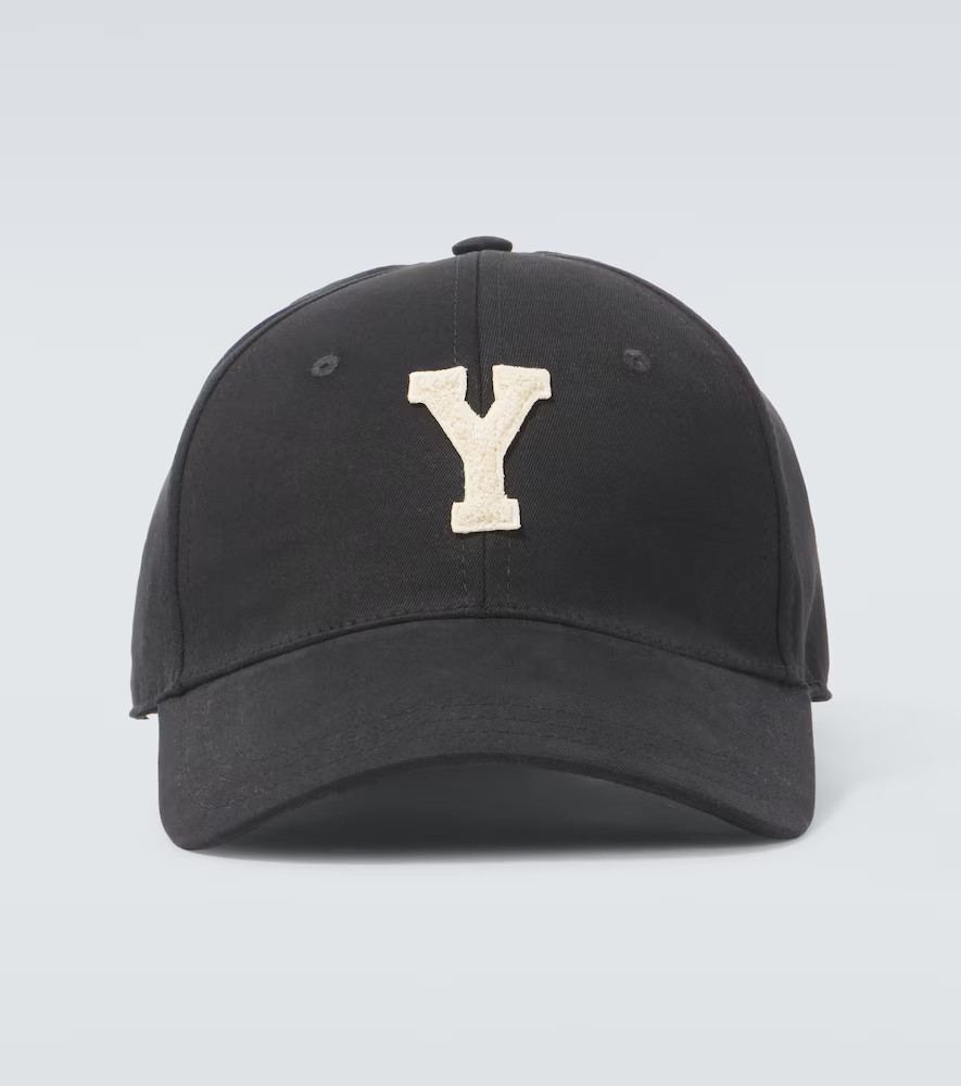 Saint Laurent Y patch-appliqué gabardine baseball cap | Mytheresa (UK)