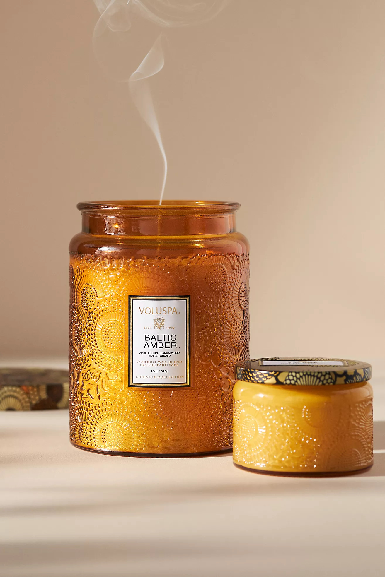 Voluspa Japonica Baltic Amber Glass Jar Candle​ | Anthropologie (US)