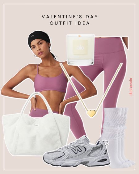 Alo yoga Valentine’s Day activewear idea for working out or running errands 🩷🩷 

#LTKfitness #LTKfindsunder100 #LTKSeasonal