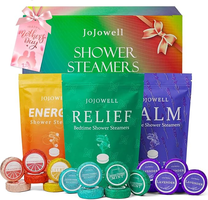 JoJowell Shower Steamers Aromatherapy - 18 Pack Birthday Gifts for Women Men, Mothers Day Gifts f... | Amazon (US)