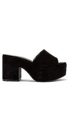 Larroude The Miso Platform Sandal in Black from Revolve.com | Revolve Clothing (Global)